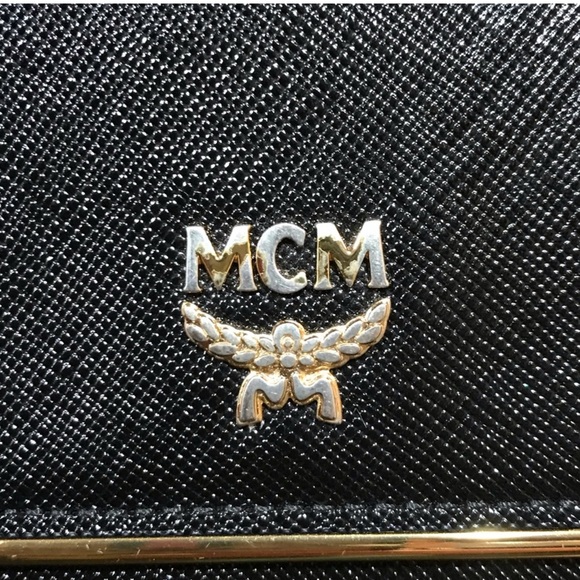 MCM Signature Leather Continental Wallet - Picture 14 of 15